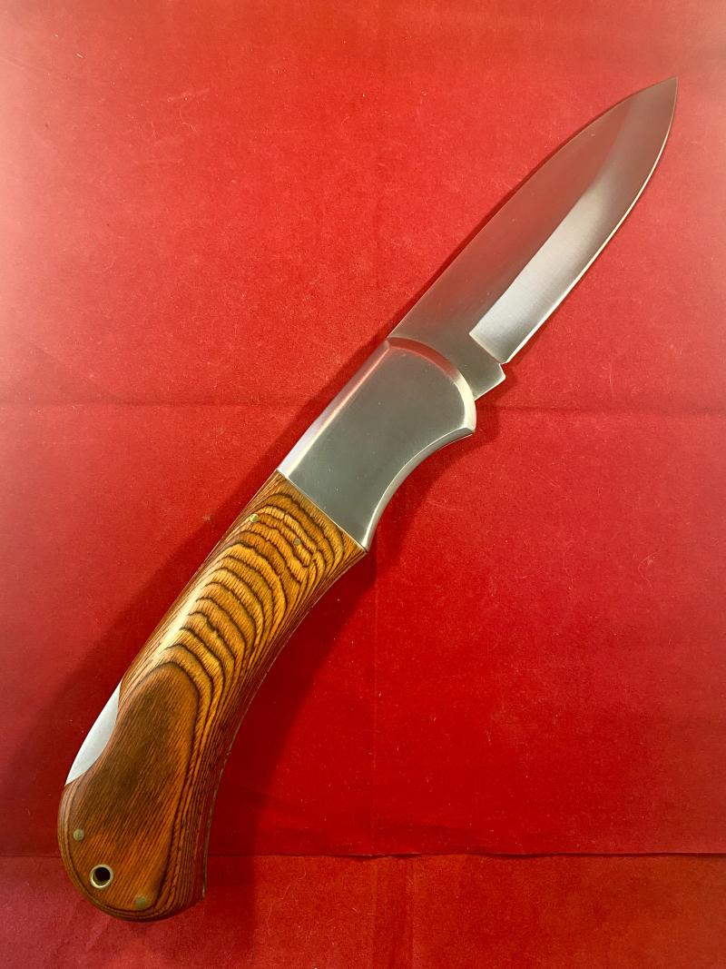 MINT Massive 1Kg Lock Knife with Cocobolo Wood Grips by Albainox, Spain c1990