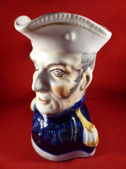 Antique ‘Duke of Wellington’ Staffordshire Pottery Character Jug, circa 1830