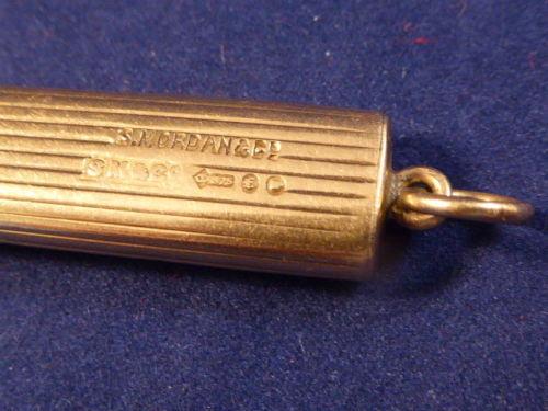 BOAS Militaria | RARE SAMPSON MORDAN & Co HALLMARKED 9ct