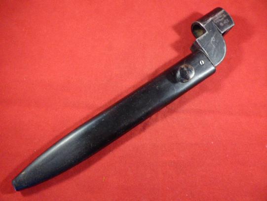 British No9 Mk1 Bayonet with Scabbard by RSAF Enfield dated 1954