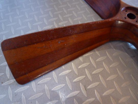 Rare WW2 RAF Laminated Wood Four Blade Generator Propeller used on Target Tug Aircraft