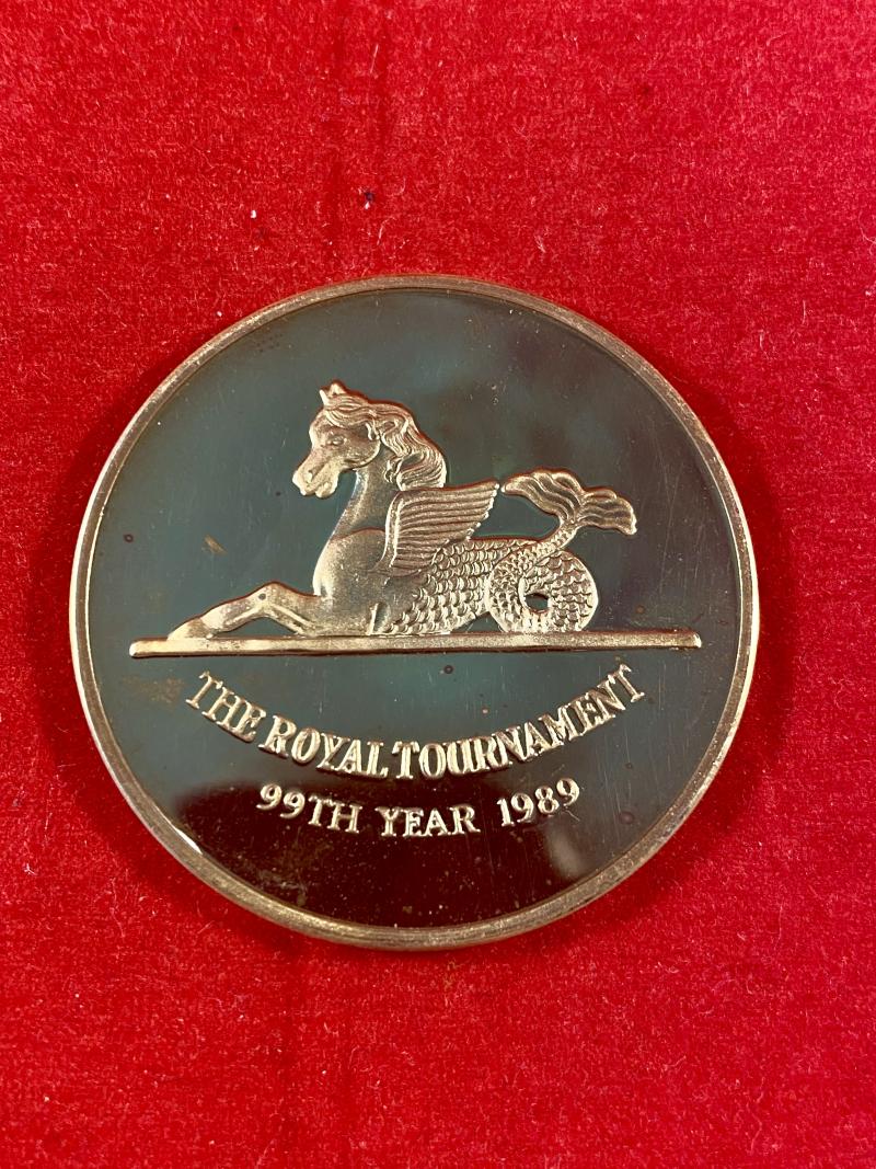 99th (1989) Year of the Royal Tournament Medal in Gilt Bronze