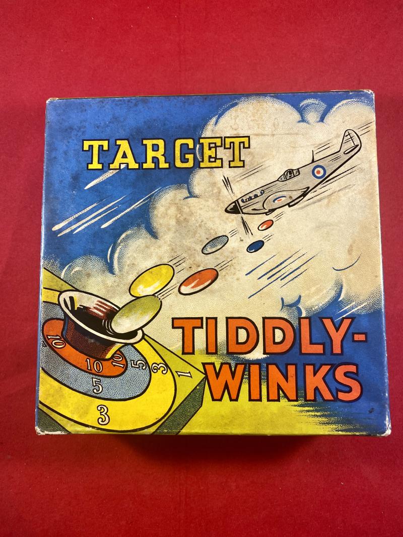 Rare 1940’s ‘Spitfire’ Target Tiddly-Winks Game by Berwick’s of Liverpool, England