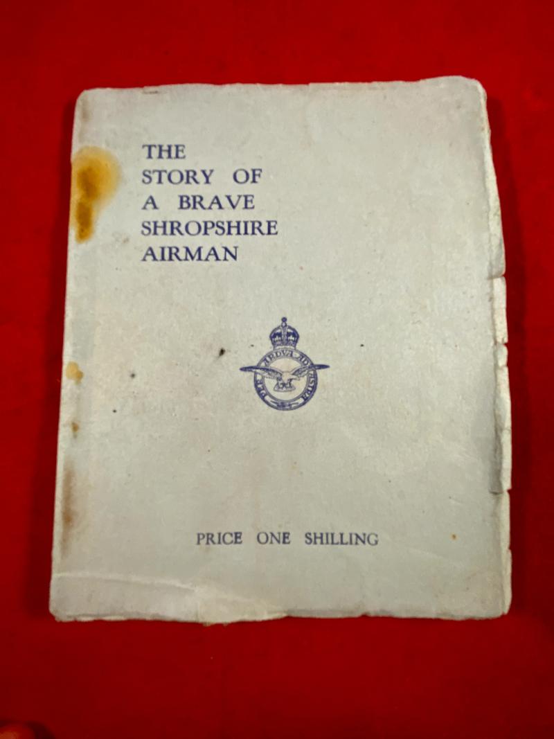 WW2 RAF Booklet – The Story of a Brave Shropshire Airman - Flight-Lieutenant Eric Stanley Lock, DSO, DFC with Bar