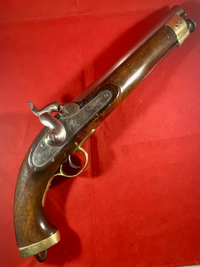 Impressive Original East India Company Percussion Cavalry Pistol - c1830
