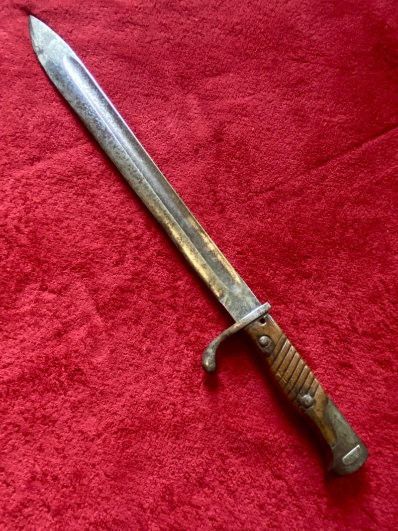 WW1 1915 Imperial German M1898/05 1st Pattern “Butcher’s Blade” Bayonet by SIMSON & Co. SUHL