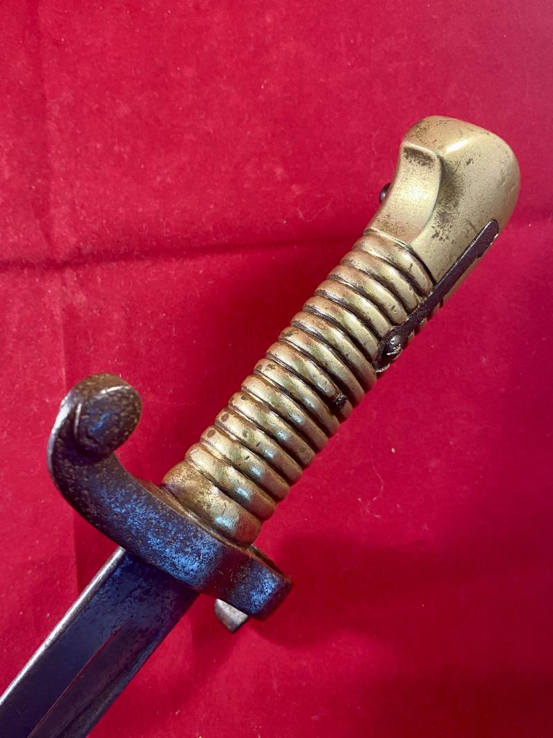 Additional Photos of French Model 1842 Yataghan Sword Bayonet