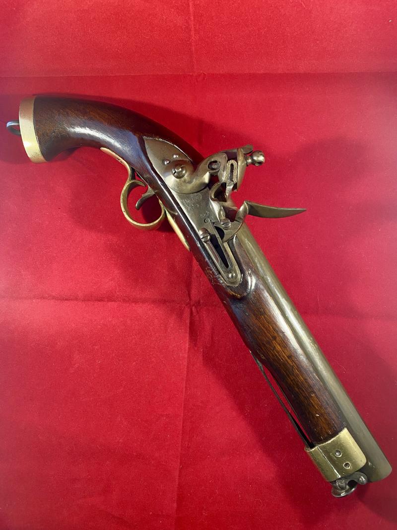 Extra photos of Fine Original Post 1802 East India Company New Land Pattern Flintlock Service Pistol