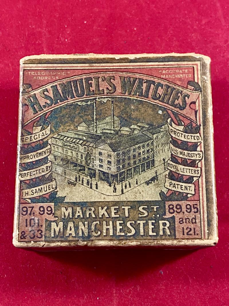 Antique H. SAMUEL’S WATCHES Pocket Watch Display & Shipping Box