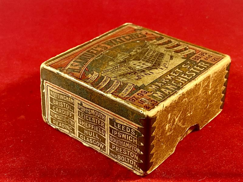 Antique H. SAMUEL’S WATCHES Pocket Watch Display & Shipping Box