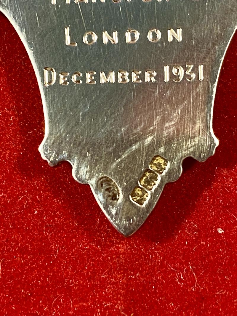 Guildhall School of Music Hallmarked Silver Medallion to Ronald Holloway – Pianoforte - London 1931 with Box