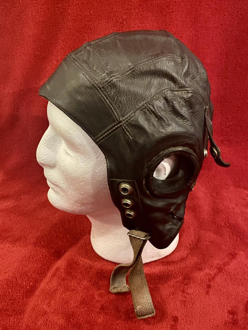WW2 Period RAF “Late Pattern” C-Type Wired Leather Flying Helmet – 22C/880