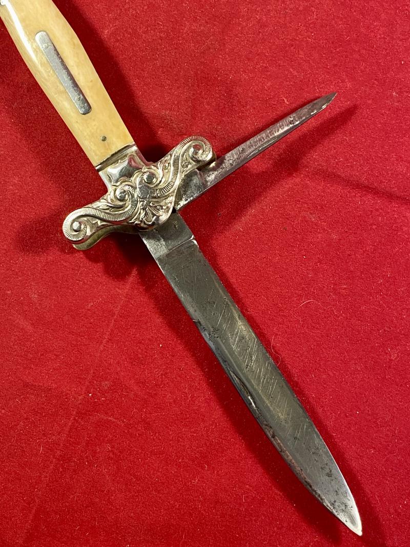 Extra Photos of Antique Double Bladed Knife - 51671