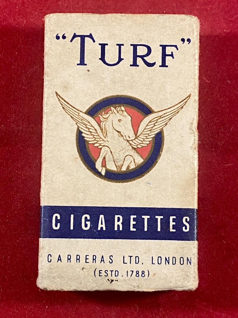35 “TURF” British Aircraft Cigarette Cards by Carreras Ltd London in Original Cigarette Carton c1953