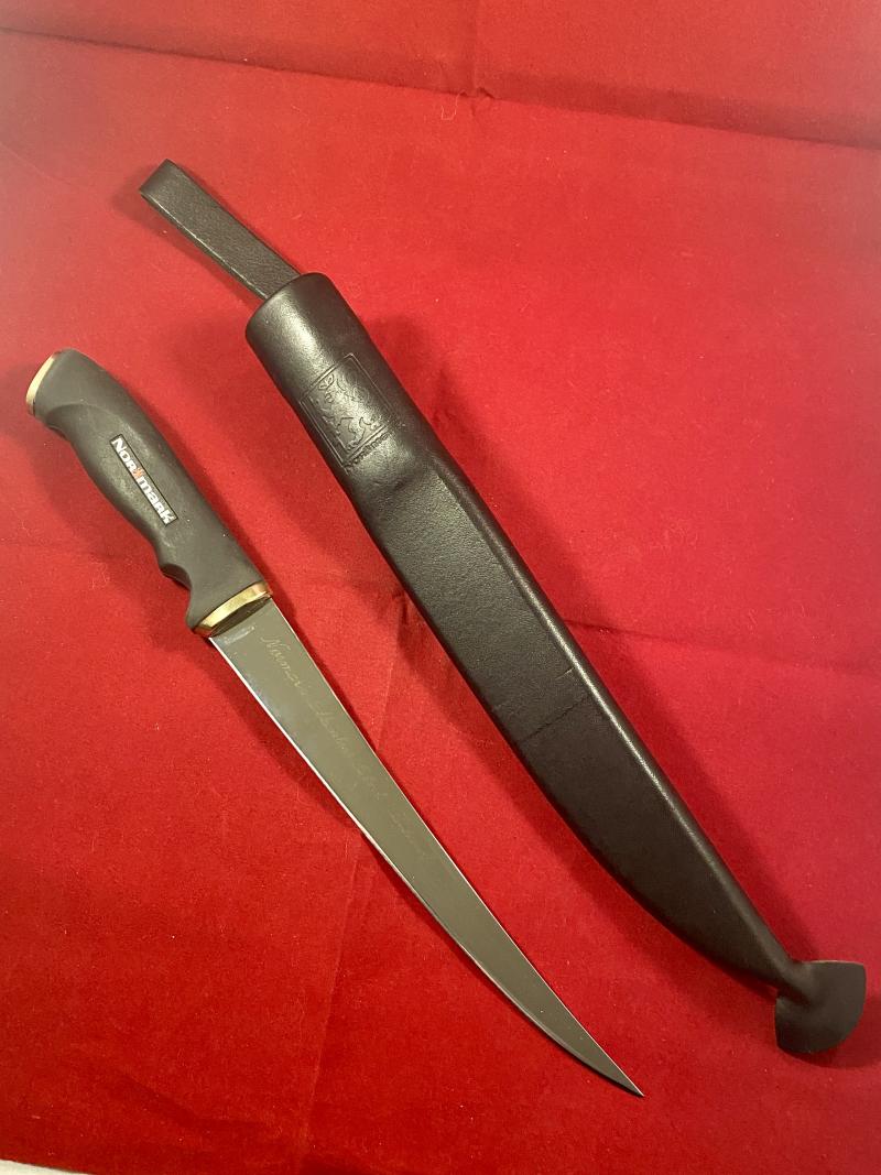 BOAS Militaria | Mint Vintage NORMARK Finnish 7.5” Filleting Knife with ...