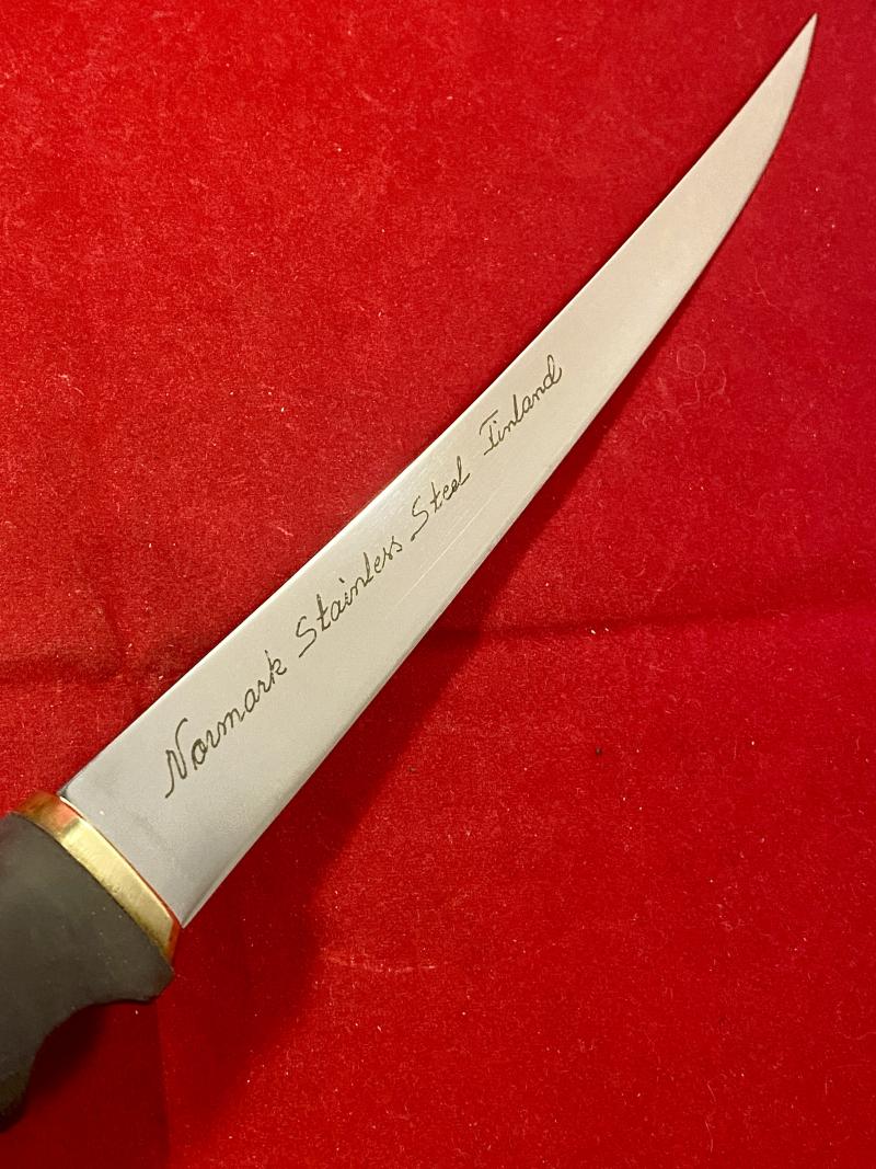 BOAS Militaria | Mint Vintage NORMARK Finnish 7.5” Filleting Knife with ...
