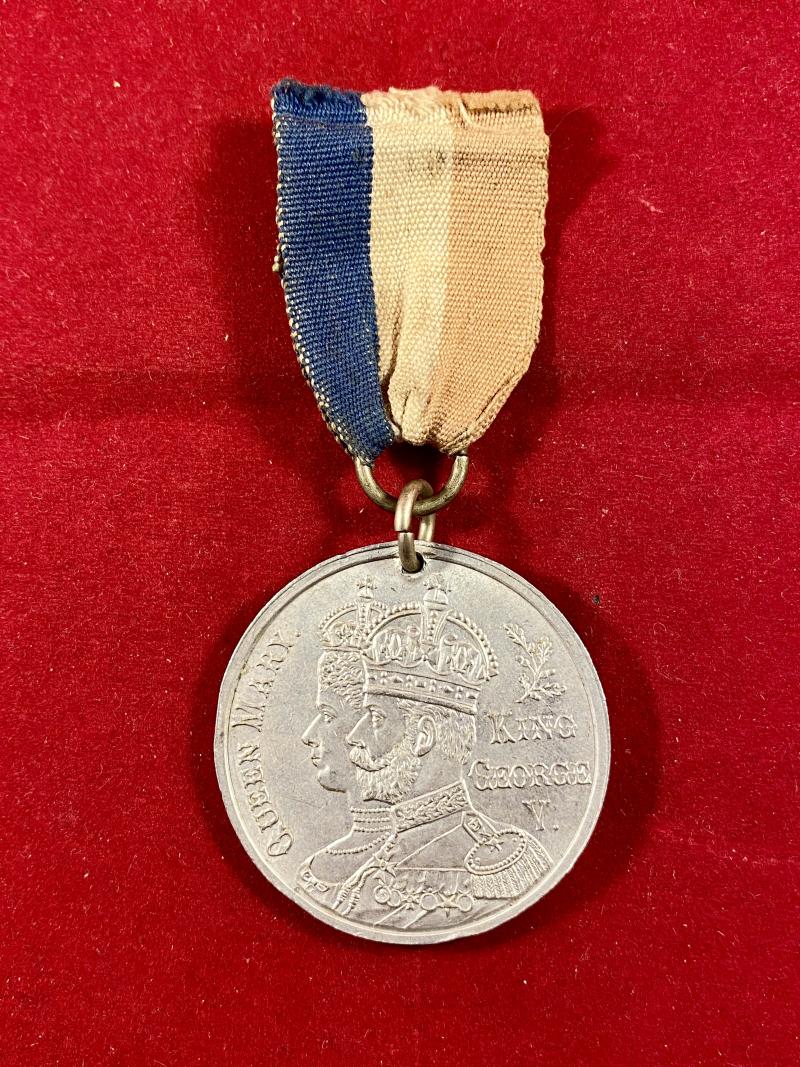 1919 WW1 “Peace Victory” King George V and Queen Mary Medal and Ribbon