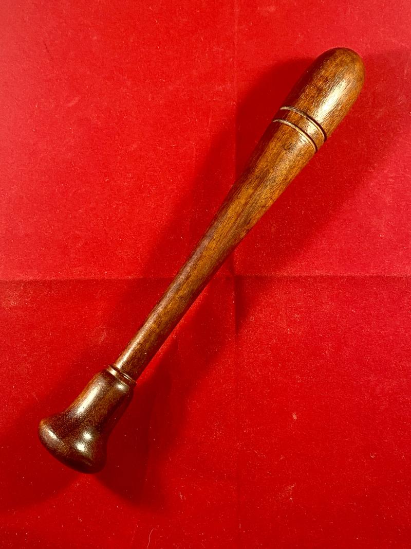 Fine Antique Mahogany Fleam Stick (2) c1870