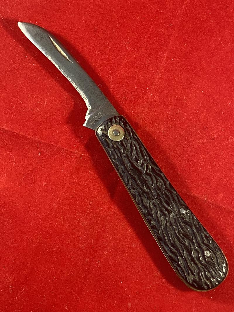 Vintage Pruning Knife with worn Blade by H. Rowbotham & Co. of Sheffield