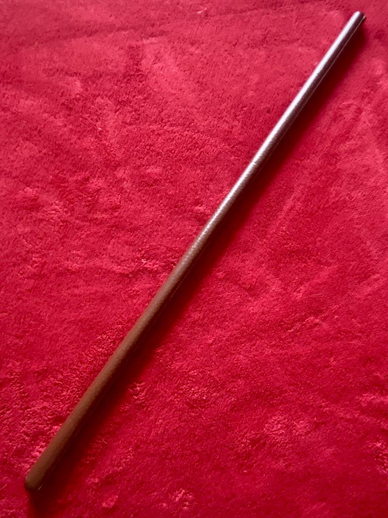 Vintage British Officer’s Brown Leather Covered Swagger Stick