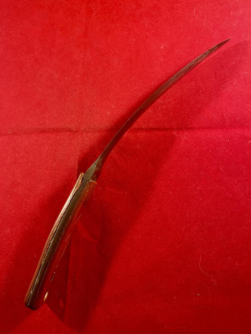 Unique WW2 Special Operations Executive Style Concealed Belt Knife used by Corporal John Cooper