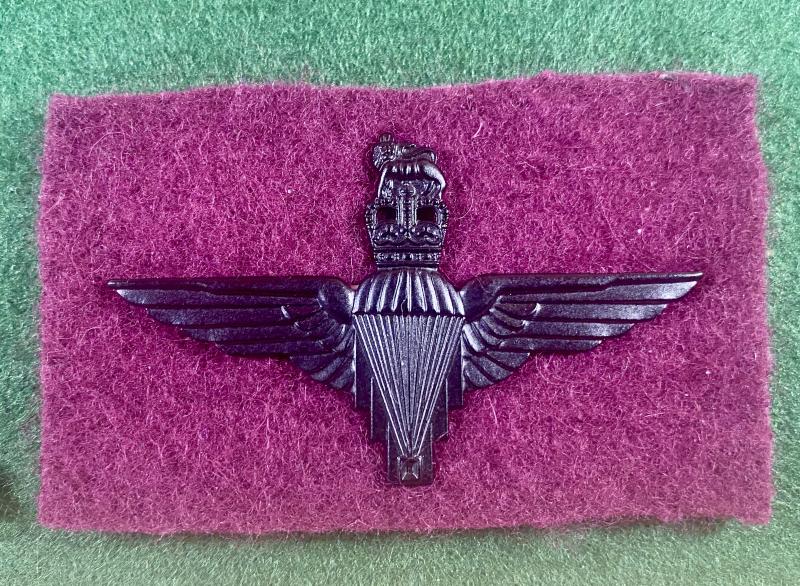 Rare 21st Parachute Regiment - 50th Anniversary of Arnhem Presentation Box to a Malcolm Van White, that contains a FS Knife and Para Patches
