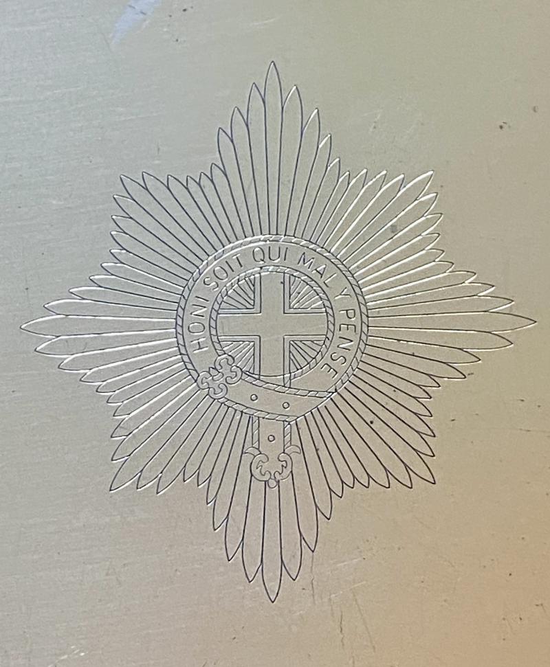 Vintage 1st Bn Coldstream Guards Presentation Silver Plated Cigarette Box – to RQMS D.R. Yorke 1979