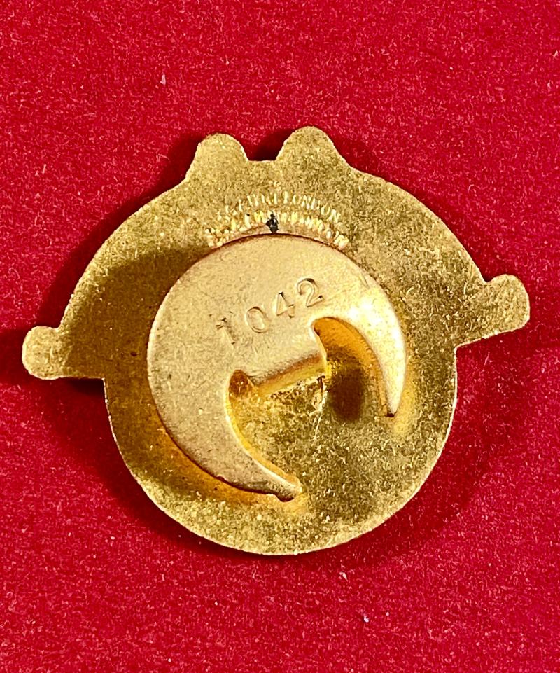 Scarce WW1 Period LEST WE FORGET COMRADES OF THE GREAT WAR ASSOCIATE MEMBER Gilt and Enamel Lapel Badge