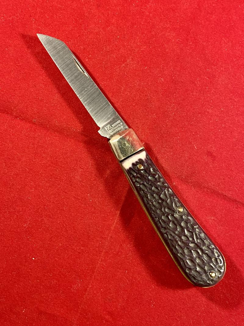 Mint I*XL GEORGE WOSTENHOLM Lambsfoot Knife with Jigged Bone Grip Scales