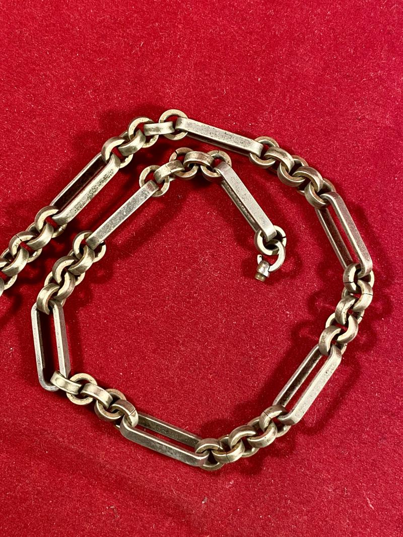 Original WW2 A.R.P. Whistle by J. Hudson & Co of Barr St Hockley Birmingham with Chain