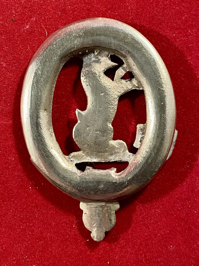 Unusual Scottish 5th Bn. Seaforth Highlanders Glengarry Nickel Silver Badge