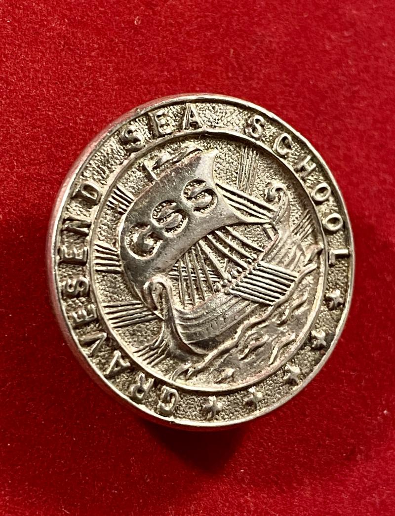 WW2 Gravesend Sea School GSS Lapel Badge by J. R. Guant
