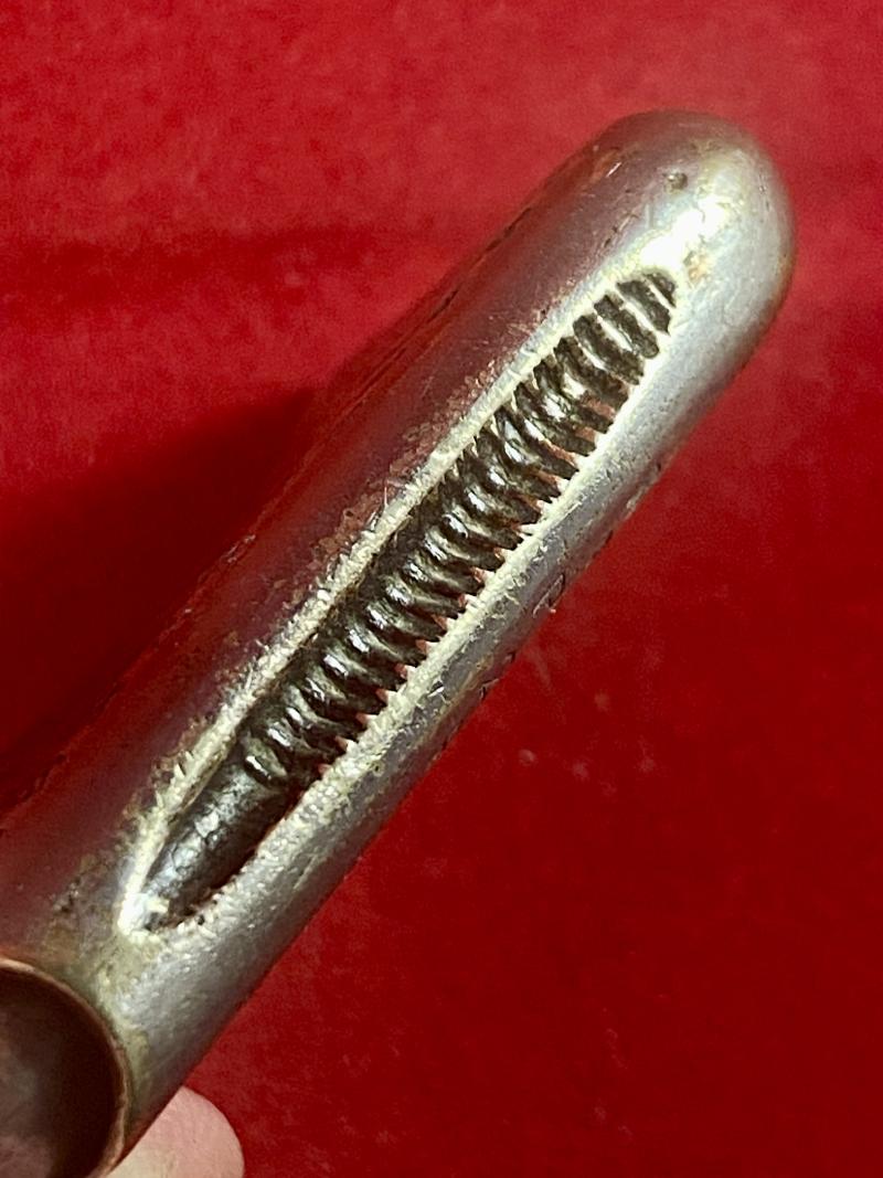 Rare Victorian Plated Brass Vesta Case made by Thomas Turner & Company for Charles Baker & Company's Stores c1885