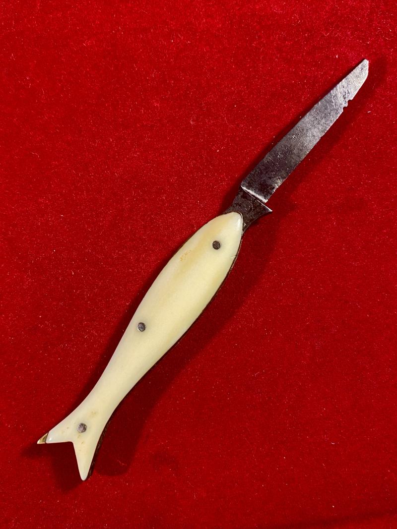 Unusual Fish Shaped Penknife by Southern & Richards of Sheffield c1900