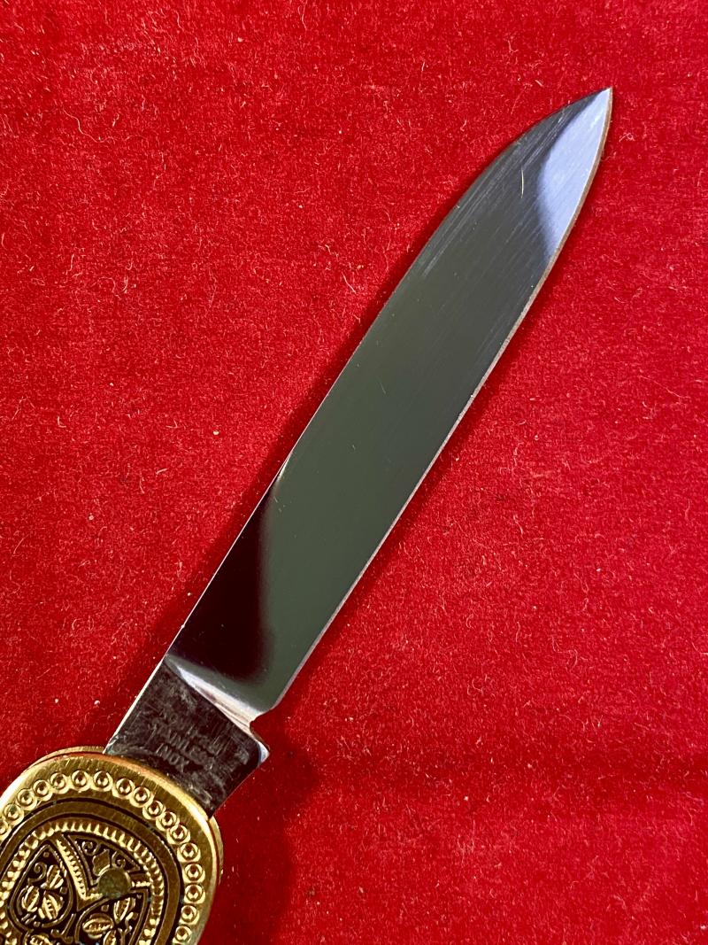 Mint Gentleman’s or Lobster knife by Aug. Muller Sohne Solingen made for the Mechanical Engineering Company, Th. Kieserling & Albrecht c1950