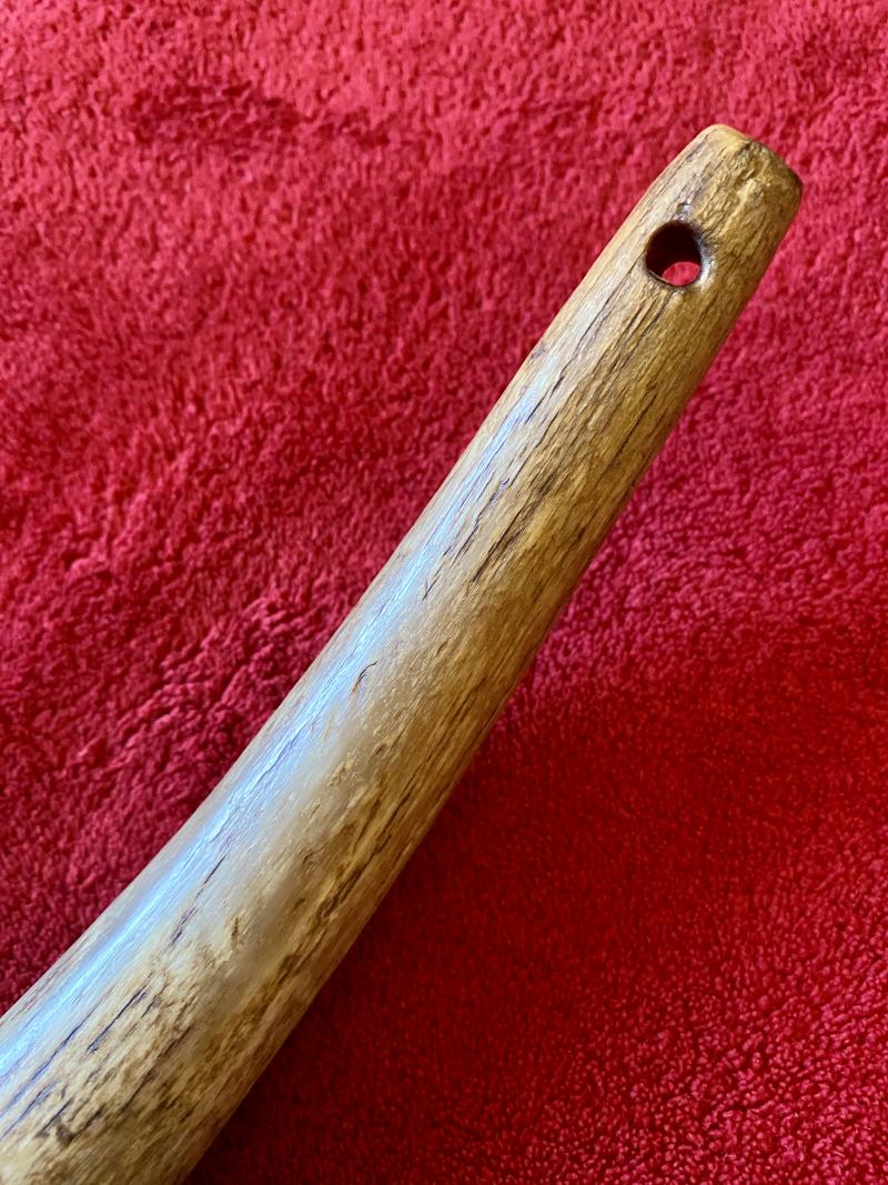 Antique Drenching Horn Farm Implement Engraved with WC