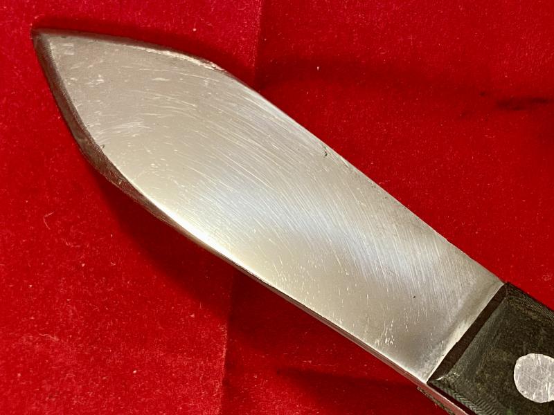 Vintage Plummet Major Throwing Knife by J. Nowill and Sons Sheffield with Leather Sheath