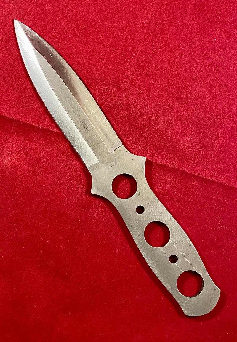 Vintage Throwing Knife by Andujar of Spain with a Camouflage Sheath