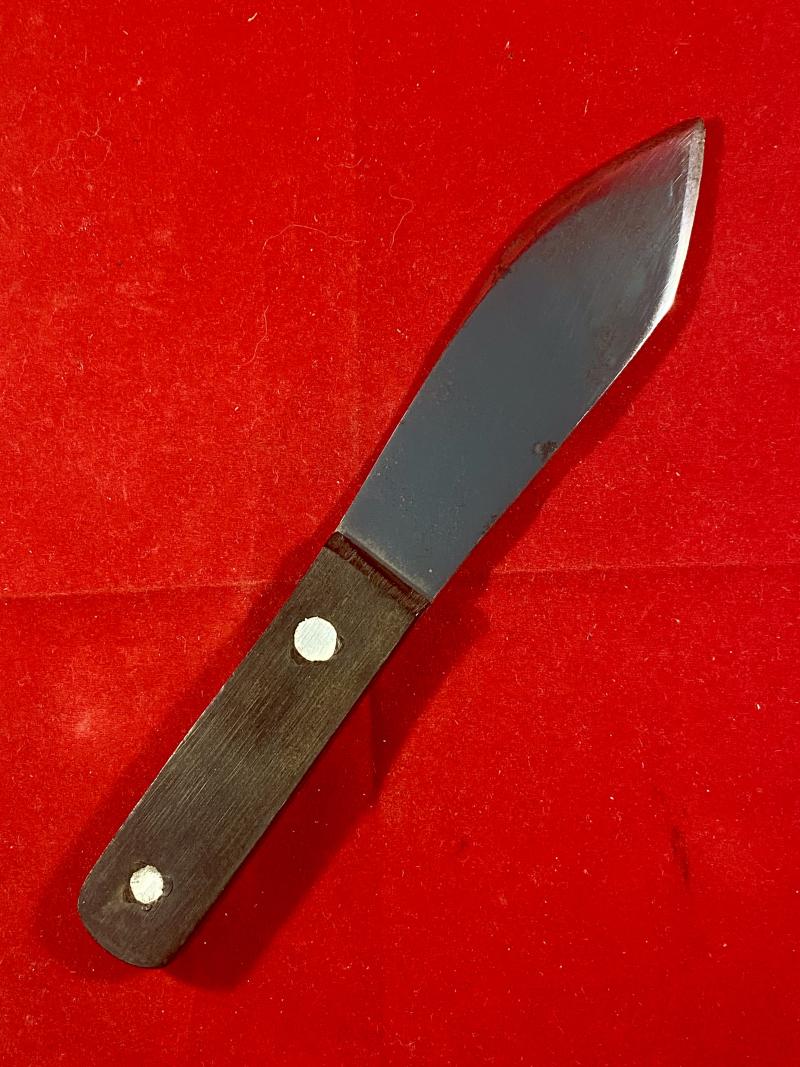 Vintage Plummet Major Throwing Knife by J. Nowill and Sons Sheffield with Leather Sheath