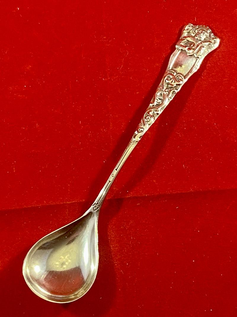Fine Ornate Antique Norwegian Silver Spoon by Christiansen & Svendsen, Trondhjem, Norway c1910