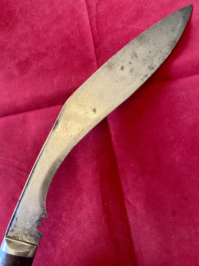 Fine WW1 Period MK1 Kukri with Blade Engraved “JARBS”