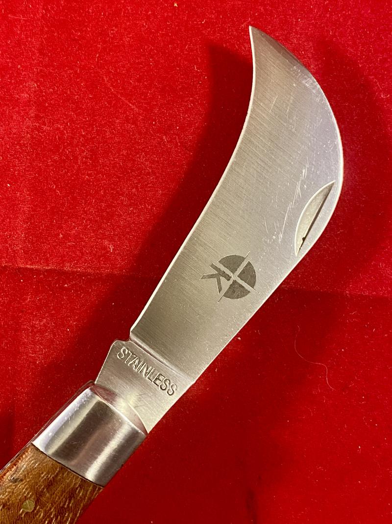 Mint Stainless Steel Pruning Knife with Oak Grips