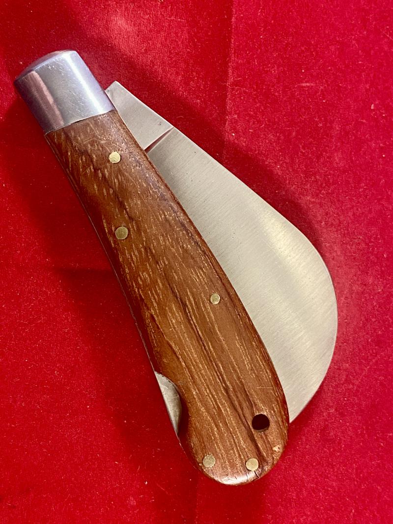Mint Stainless Steel Pruning Knife with Oak Grips