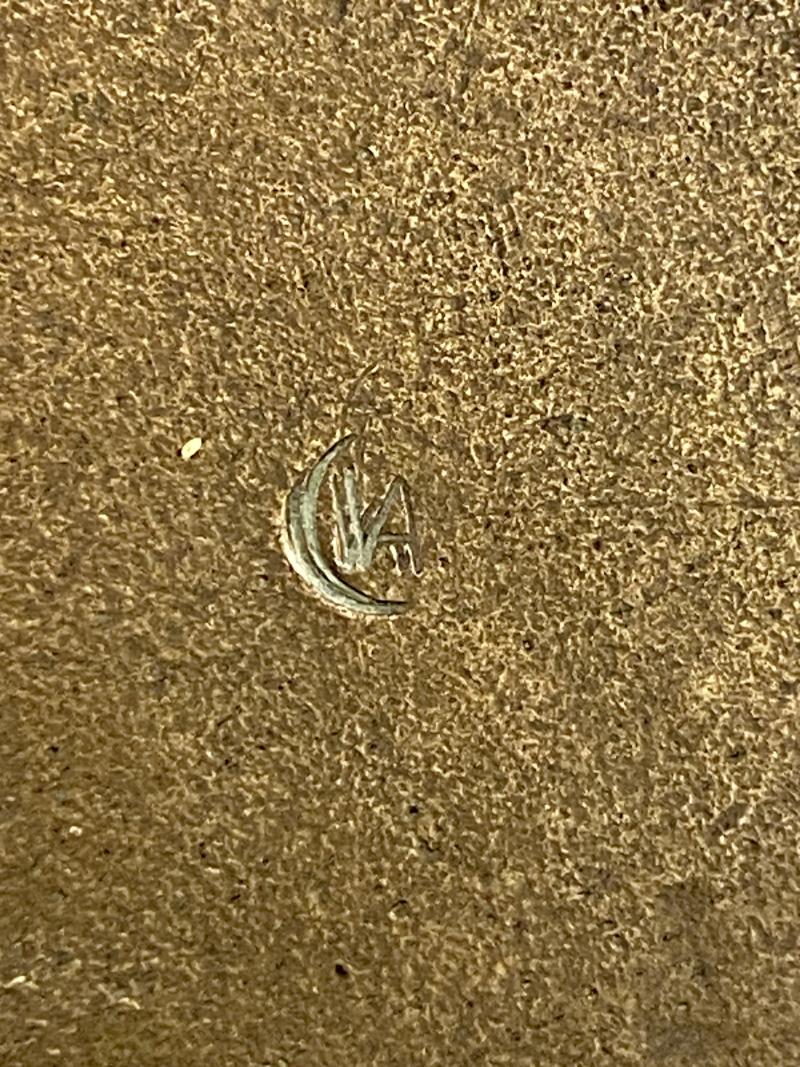 Genuine WW1 British Bronze Death Plaque (Death Penny) for WILLIAM HETHERINGTON