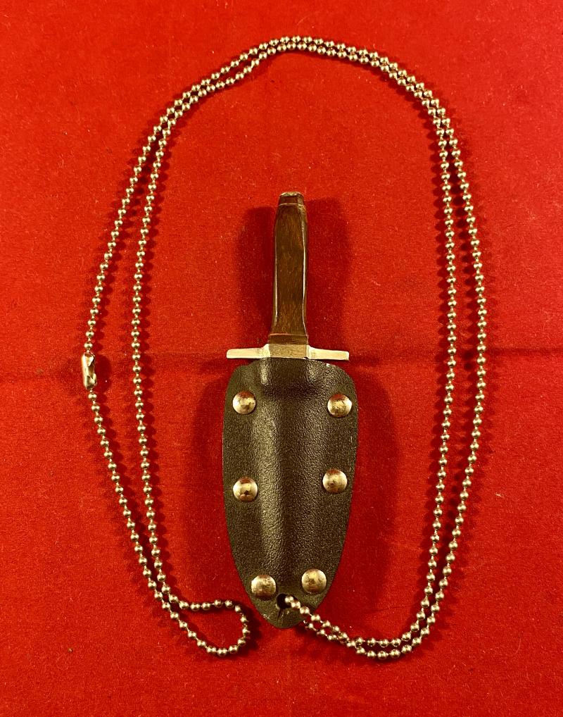 Two Unique Early Custom Made Neck Knives by Daniel M. Certo of Marshall, NC. USA. 2001