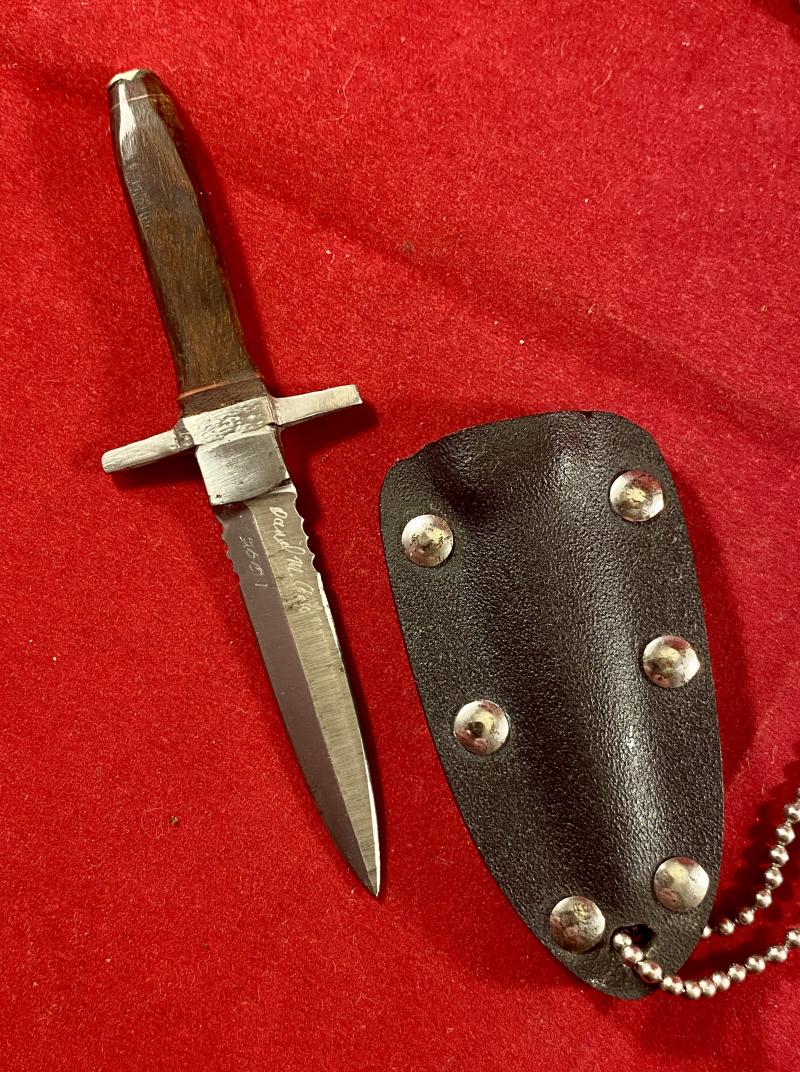 Two Unique Early Custom Made Neck Knives by Daniel M. Certo of Marshall, NC. USA. 2001
