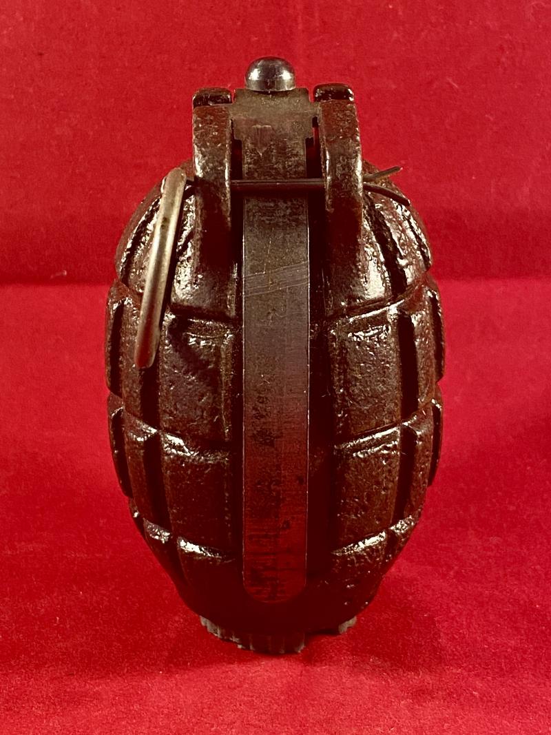 INERT WW2 No.36M Mk I British Mills Grenade by JP&S Ltd with a base plug by RBD dated 1941