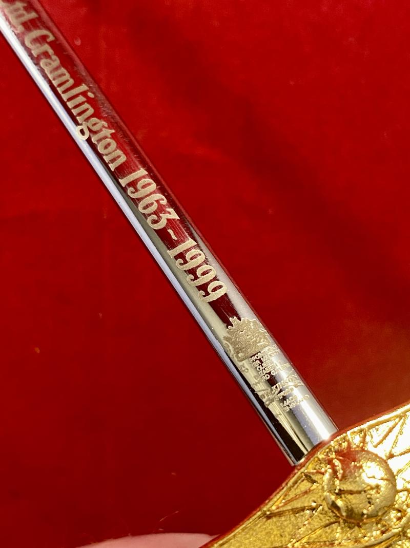 Rare Dual Commemorative “Wilkinson Sword Ltd. Cramlington 1963-1999” and “WORLD PEACE FOR THE THIRD MILLENNIUM” Miniature Sword by Wilkinson Sword – Mint in Box