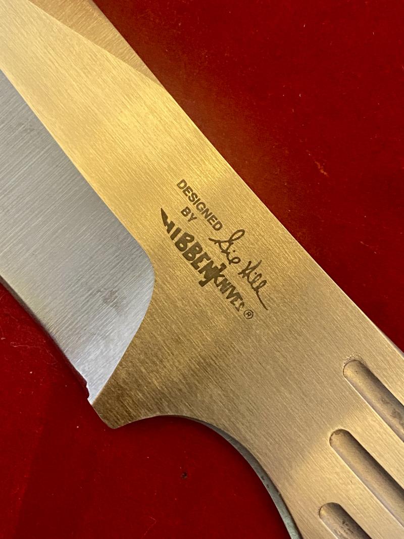 Mint Set of Three Gil Hibben Designed 8.6” Stainless Steel Throwing Knifes with Nylon Belt Sheath by United Cutlery, c2000