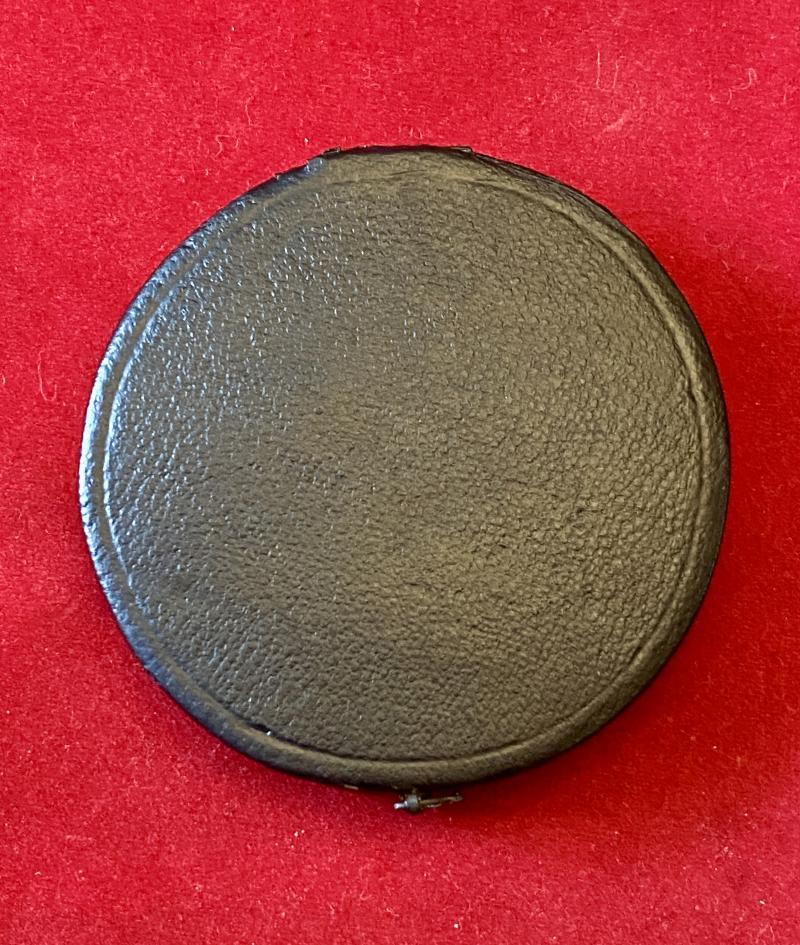 Large Antique French Bronze Medal for Société Nationale d’Encouragement à l’Agriculture de la Dordogne with Original Silk Lined Case c1880